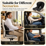 SensaCurve™ - Premium Contoured Seat & Lumbar Support System