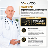 SensaCurve™ - Premium Contoured Seat & Lumbar Support System
